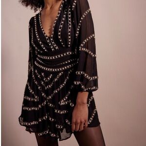 Jen’s Pirate Booty Odyssey Mini Dress in Black XS, From Free People